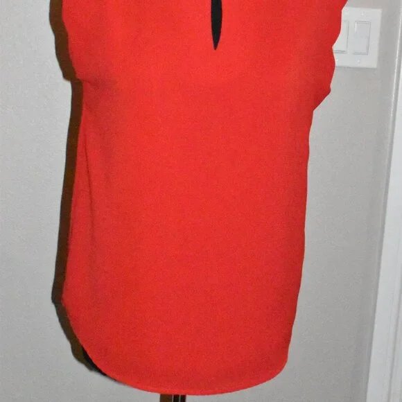 Very Nice Papermoon Mariko Scallop Sleeve Blouse Size M - Picture 3 of 6